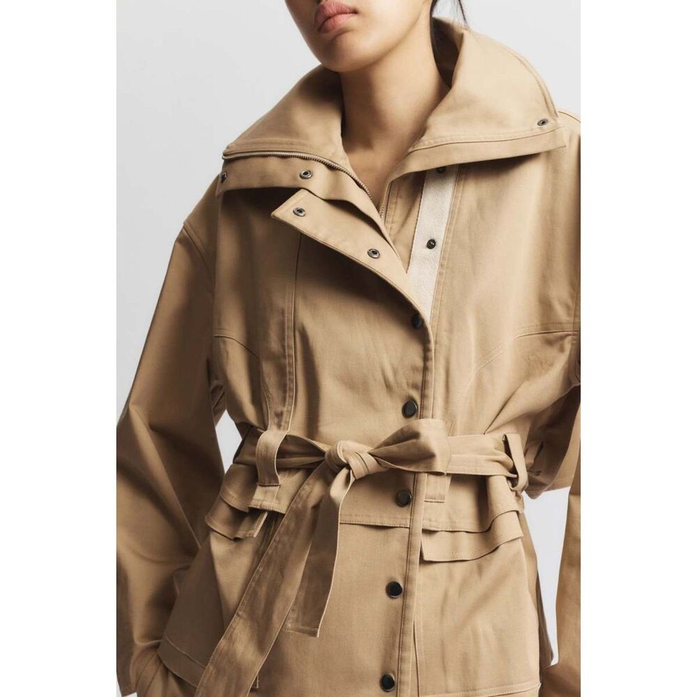 SAINT ART Drew Utility Jacket in Khaki Small